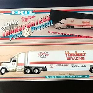 ERTL Hardee's Carl Yarborough Racing Transporters Past & Present 1:64 Scale